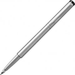 Ручка-роллер Parker Vector 17 Stainless Steel RB Черная Серебристый корпус (05 022)