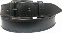 Мужской ремень кожаный Sergio Torri 1-024 115-125 см Черный (2000000001708)